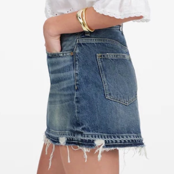 Madewell Denim Mini Skirt - Size 26 NEW WITH TAGS dress dresses skirts women’s - Picture 8 of 11